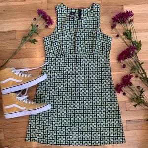 Vintage 90s Lime Dress
